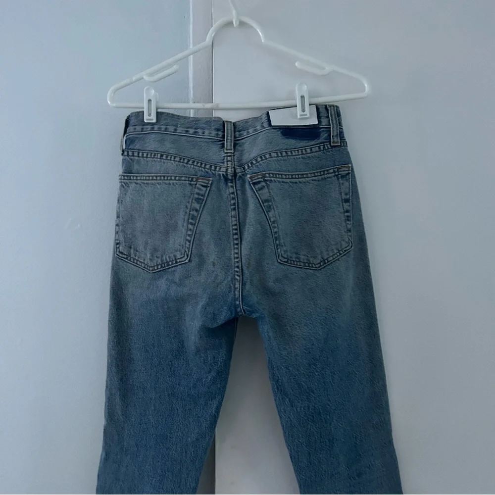 RE/DONE High Rise Blue Denim Mom Jeans 26 - Picture 8 of 12